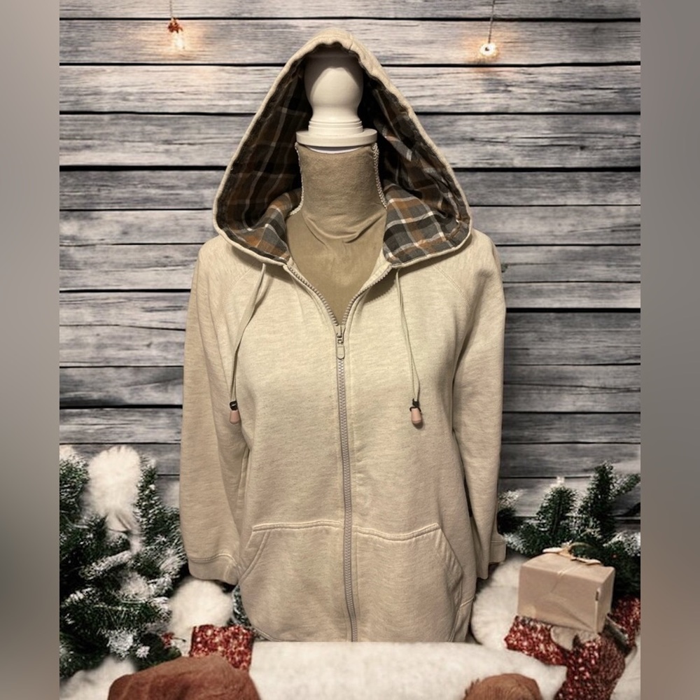 Studio Works Zip-up Hooded Sweatshirt Women’s Size Medium